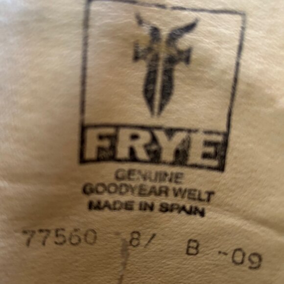 FRYE DORADO TALL BLACK BOOTS - Picture 4 of 6